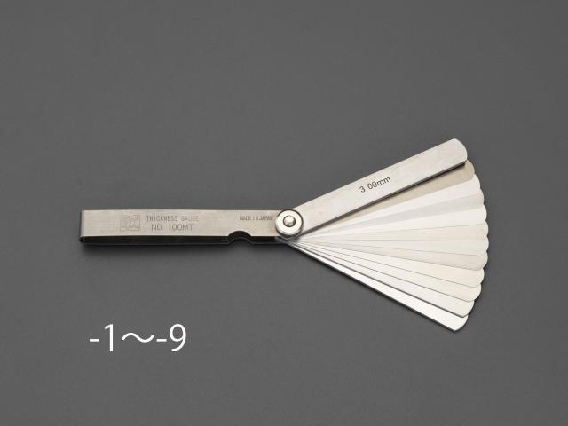 エスコ ESCO 100mm/13枚組 シクネスゲージ EA725RF-6 WO店