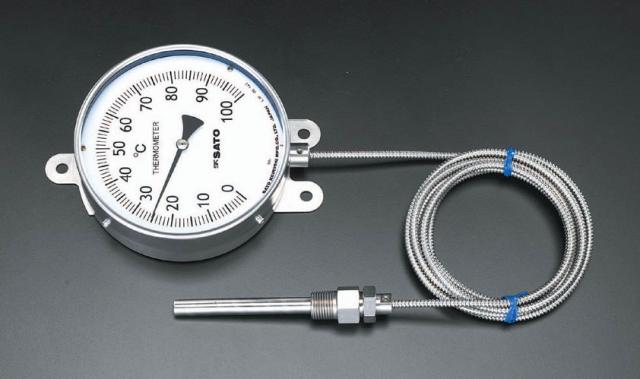 エスコ ESCO 0-50℃ 隔測温度計 154mm EA727-12 WO店