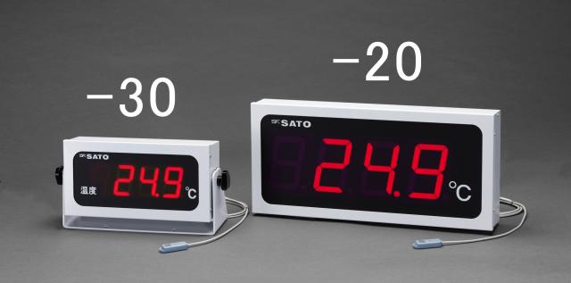 エスコ ESCO 350x165mm 大型デジタル温度計(マルチアングルタイプ) EA728AD-30 WO店 174,406円