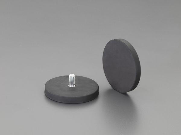 エスコ ESCO φ43x6.0mm/M6x0.8 / 85N 強力マグネット(2個) EA781EE-62 WO店の通販は 5,379円