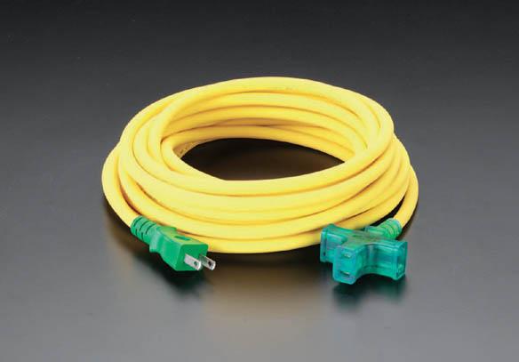エスコ ESCO AC125V/15A/20m 延長コード 極太 EA815G-2 WO店