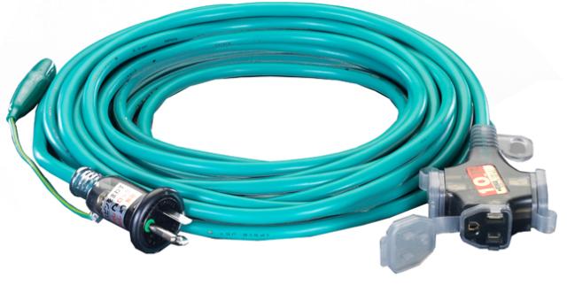 エスコ ESCO 15A x20m 延長コード 防塵キャップ・アース付 EA815GS-20 WO店の通販は 11,382円