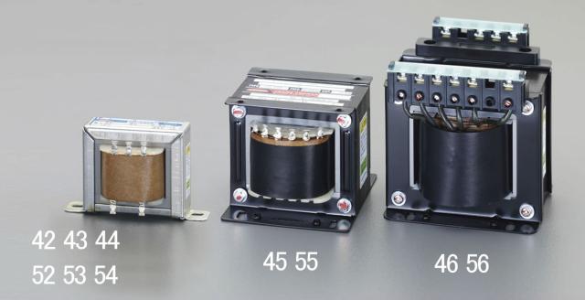 エスコ ESCO 2A/200V・220V ダウントランス 保護シールド付 EA815ZY-54 WO店