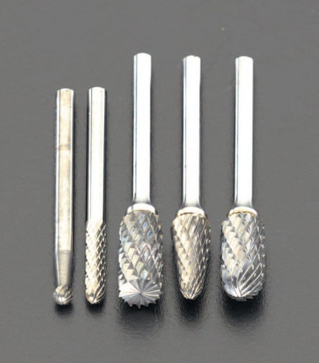 エスコ ESCO ５本組/3mm軸 ロータリーバーセット EA819CX WO店の通販は 9,790円