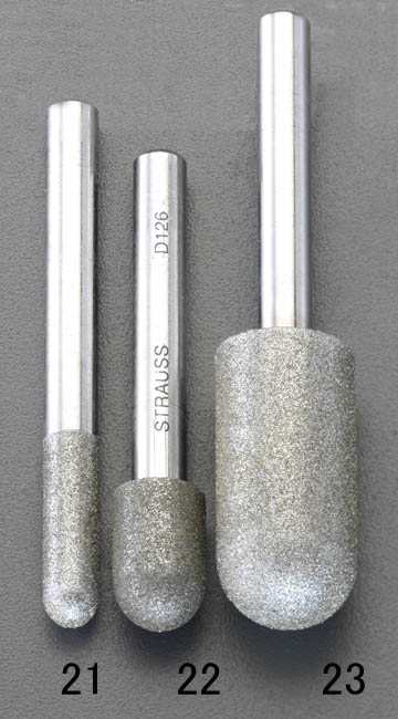 エスコ ESCO 15x30mm ダイヤモンドバー 6mm軸 EA819DL-23 WO店の通販は