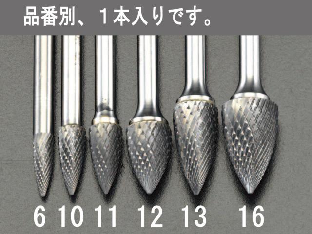 エスコ ESCO 12x25mm/ 6mm軸 超硬カッター EA819JF-13B WO店の通販は 5,653円