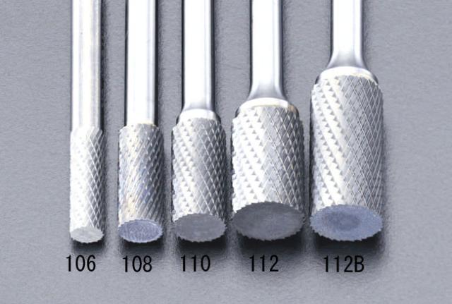 エスコ ESCO 12x25mm/6mm軸 Coated 超硬バー EA819VA-112B WO店