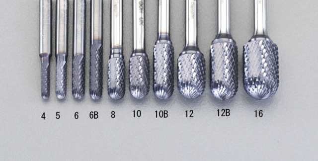 エスコ ESCO 12x25mm/6mm軸 Coated 超硬バー EA819VB-12B WO店の通販は