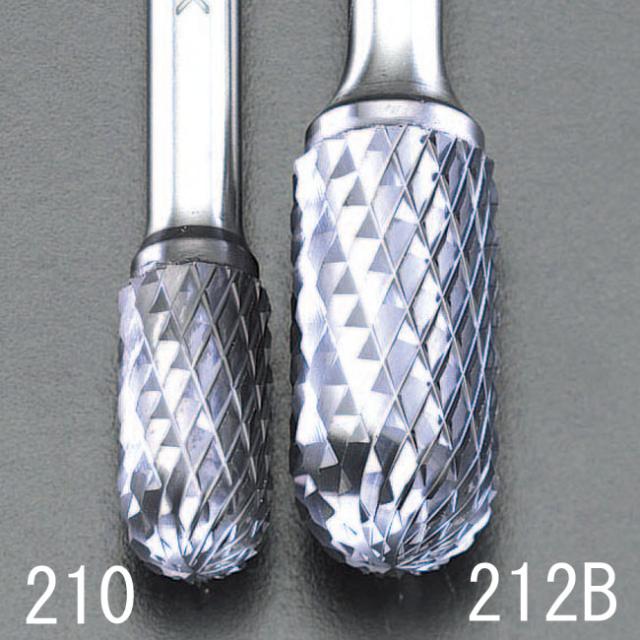 エスコ ESCO 12x25mm/6mm軸 Coated 超硬バー 重作業用 EA819VB-212B WO店
