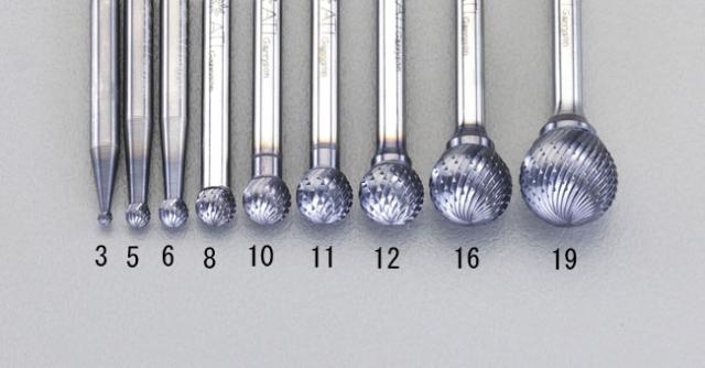 エスコ ESCO 11x9.9mm/6mm軸Coated 超硬バー EA819VH-11 WO店