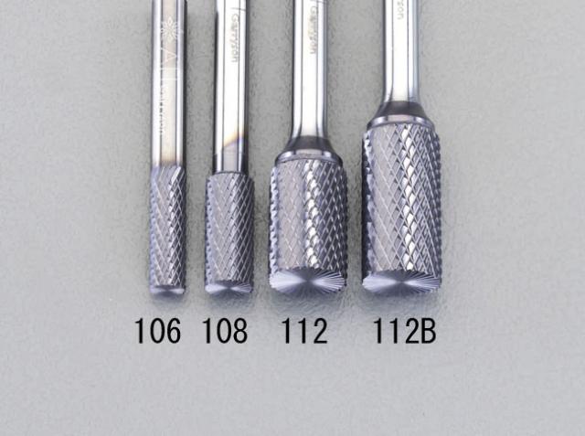 エスコ ESCO 12x25mm/6mm軸 Coated 超硬バー EA819VJ-112B WO店