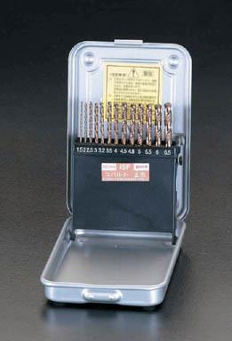 エスコ ESCO 1.5-6.5mm ドリルセット 13本組/Co-HSS EA824BC-13 WO店の通販は 9,117円
