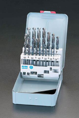 エスコ ESCO 1.0 -10mm ドリルセット 19本組/HSS EA824N-19 WO店