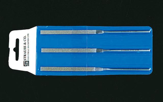 エスコ ESCO 140mm ダイヤモンドヤスリ 平・3本組/粗・中・細目 EA826VJ-1 WO店