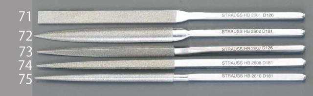 エスコ ESCO 220mm ダイヤモンド ハビリスやすり 半丸/粗目 EA826VK-72 WO店の通販は 14,612円