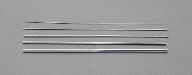 エスコ ESCO φ1.5x140mm ダイヤモンドやすり 丸/#140 EA826VN-7 WO店の通販は