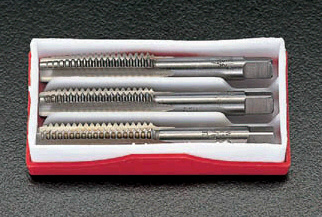 エスコ ESCO 3/4"xW10 ハンドタップ３本組 SKS2 EA829EC-6 WO店