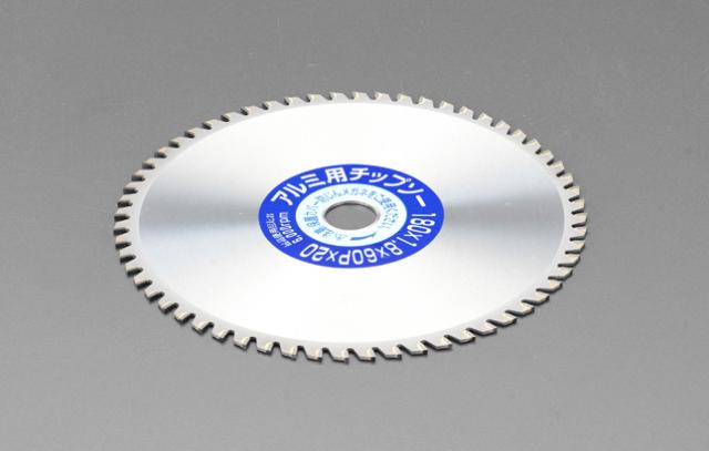 エスコ ESCO 216mm/ 80T 超硬チップソー アルミ用 EA851CB-45 WO店