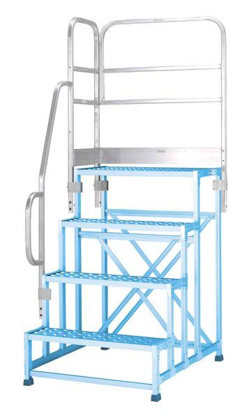 トラスコ中山（TRUSCO） 伸縮式コンテナ台車 内寸500-600×1000-1100