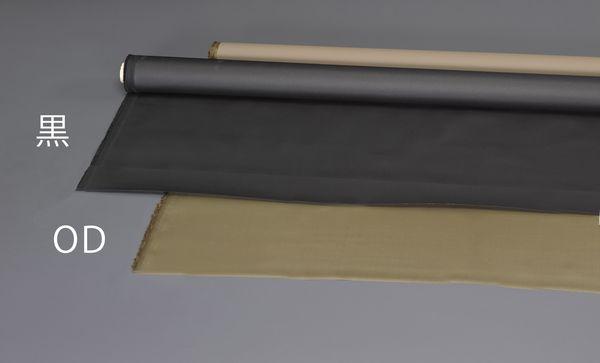 エスコ ESCO 1.17x10m/0.6mm ナイロンシート(裏面PUコート/黒) EA911AS-2 WO店