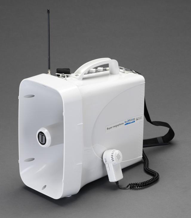 エスコ ESCO 30Ｗ メガホン ワイヤレスチューナー内蔵/ショルダー型 EA916X-43A WO店