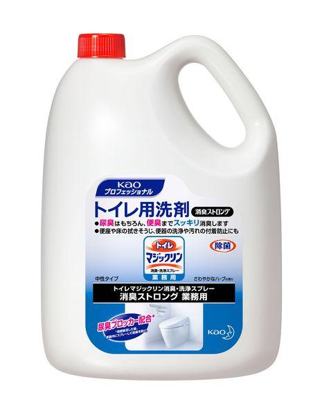 エスコ ESCO 4.5L トイレ洗剤(マジックリン消臭ストロング/4個) EA922KD-12A WO店
