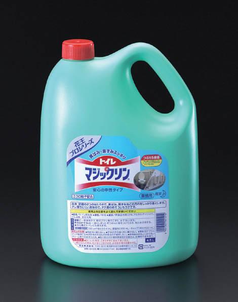 エスコ ESCO 4.5Lx4個 トイレ用洗剤 トイレマジックリン EA922KD-3B WO店