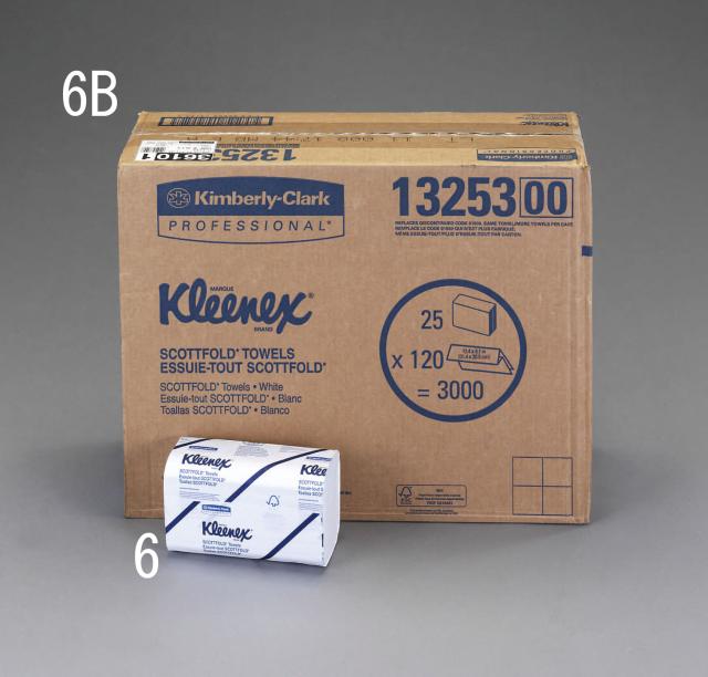 エスコ ESCO 205x315粍 お手手西洋手ぬぐい 120枚/25風呂敷き包み EA929AP-6B WO店