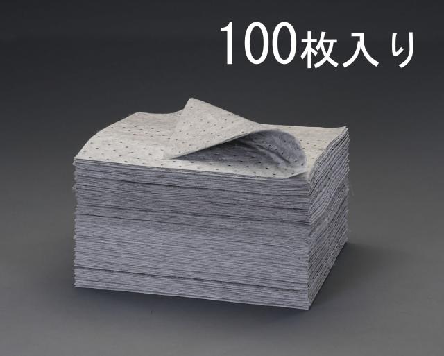 エスコ ESCO 380x480x2mm 吸収パッド 油・液体用/100枚 EA929DC-100 WO店