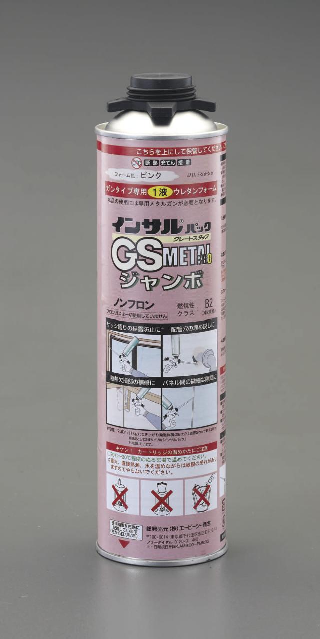 エスコ ESCO 1000g 発泡ウレタンフォーム 一液性・ガン用 EA930TC-12 WO店