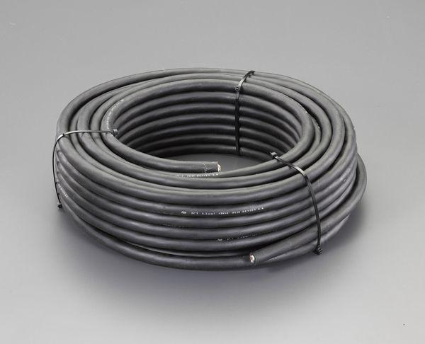 エスコ ESCO 600V/25A/ 50m ゴムキャブタイヤケーブル(4芯) EA940AG-415A WO店