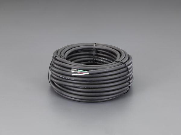 エスコ ESCO 2.0mm2 x50m/4芯 2種EPゴム キャブタイヤケーブル EA940AZ-25 WO店