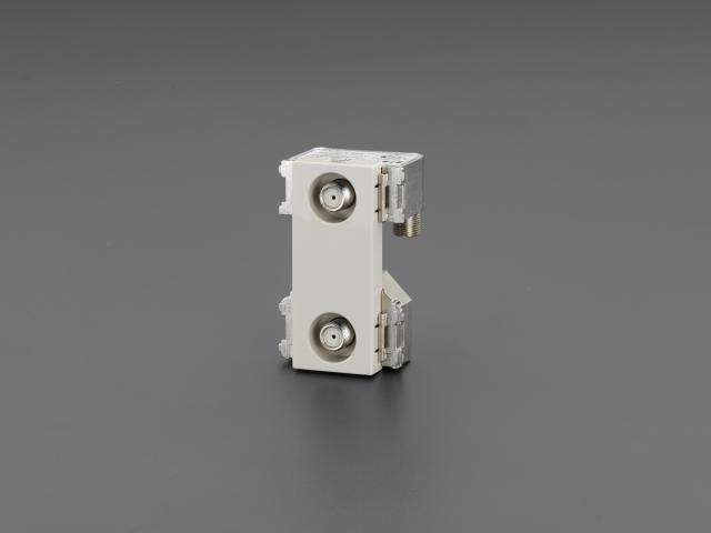 エスコ ESCO テレビコンセント 送り配線用/2端子 EA940CE-153 WO店の通販は