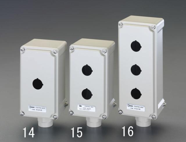 エスコ ESCO φ22mm/３点用 コントロールボックス 防滴 EA940DF-16 WO店の通販は