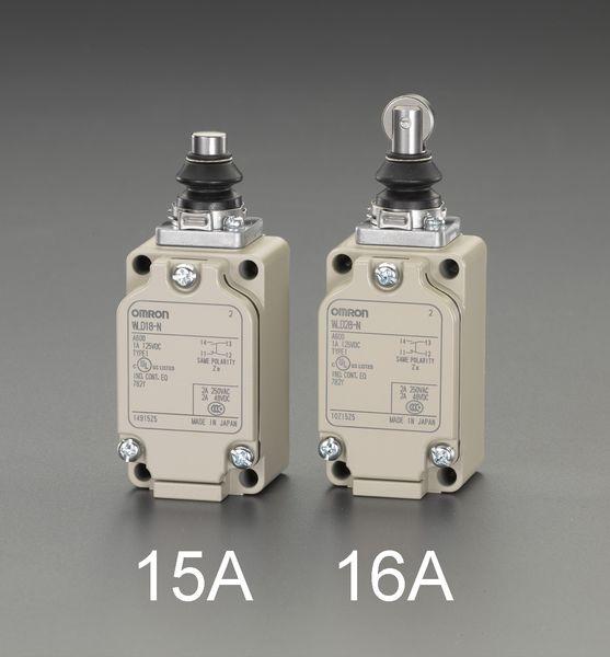 エスコ ESCO リミットスイッチ(トップローラ･プランジャ形) EA940DK-16A WO店