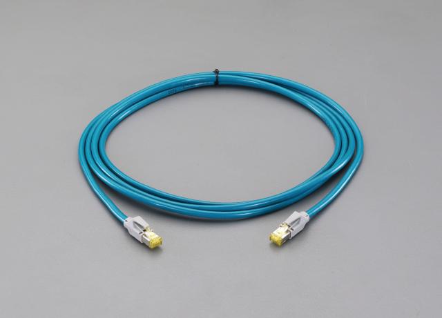 エスコ ESCO 10 m 産業用イーサネットLANケーブル カテゴリー6準拠 EA940LH-110 WO店