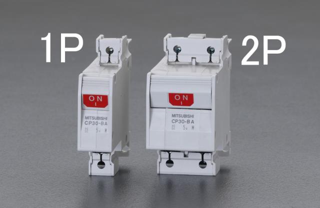 エスコ ESCO AC250・DC125V/ 3A/2極 サーキットプロテクター/フレーム30 EA940MN-203 WO店