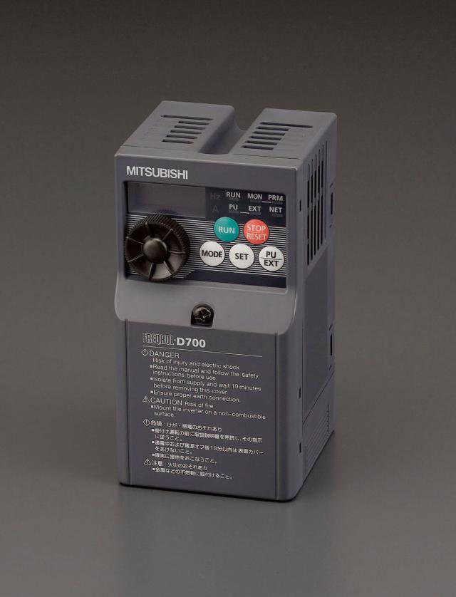 エスコ ESCO 200V/0.1kw インバーター ３相モーター用 EA940MX-1 WO店