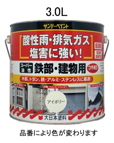 エスコ ESCO 3.0L 油性・多目的塗料/鉄部・建物用 黒 EA942EC-34 WO店