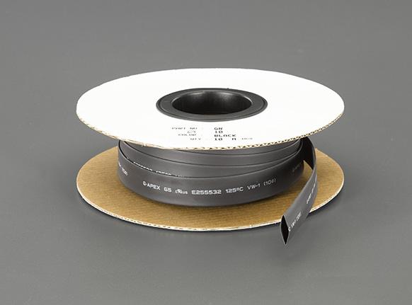 エスコ ESCO 18 mmx 10m 熱収縮チューブ 黒 EA944BG-18 WO店