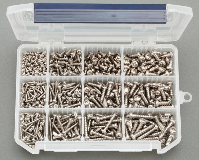 エスコ ESCO M3-M6 ナベ頭 タッピングビスセット ステンレス製 EA949AL-5 WO店