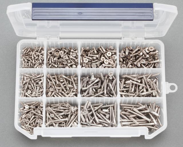 エスコ ESCO M2.7-M3.8 皿頭木ねじセット ステンレス EA949EJ-7 WO店