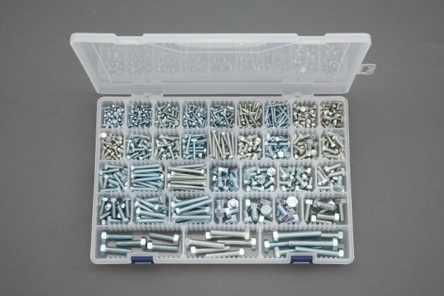 エスコ ESCO M3-M8 六角ボルトセット ユニクロメッキ EA949L-1 WO店