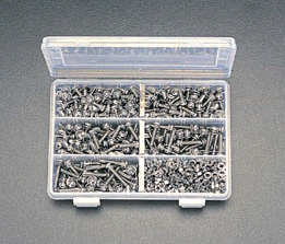 エスコ ESCO M5 ワッシャー付ねじナットセット ステンレス製 EA949SL-5 WO店