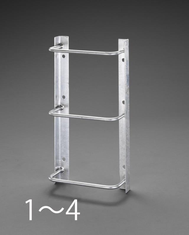 エスコ ESCO 350x 700mm/3段 タラップ スチール製 EA951SC-2 WO店
