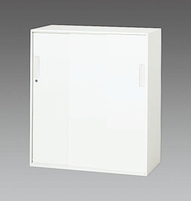 エスコ ESCO 900x450x1030mm ３枚引き戸書庫 EA954DJ-26 WO店
