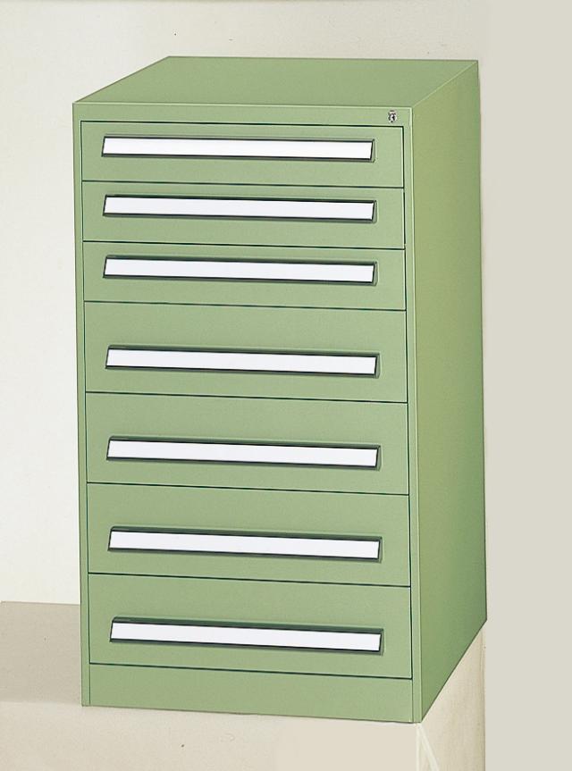 エスコ ESCO 580x620x1000mm/7段 軽量用ツールキャビネット EA955A-8 WO店