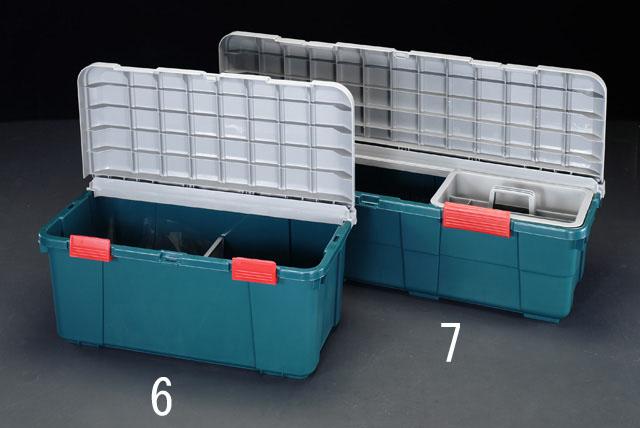 エスコ ESCO 850x450x390mm 車載ケース 樹脂製 EA960AB-6 WO店の通販は