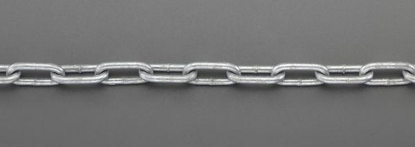 エスコ ESCO 4.0mmx30m リンクチェーン(スチール製/どぶメッキ) EA980SF-44 WO店の通販は 18,270円