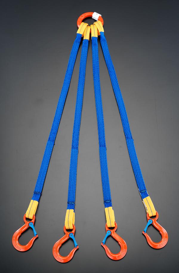 エスコ ESCO 5.0tonx3.0m 金具付スリング ４本懸け EA981FE-55A WO店